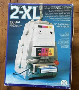 NOS MEW MEGO 2-XL the Talking Robot Plays 8 Track Cartidges Different Subjects - Picture 1 of 22