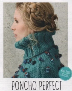 BOBBLE PONCHO - Knitting Pattern - ROWAN BIG WOOL - Picture 1 of 9