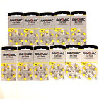 66 x Rayovac Extra Size 10 Yellow Hearing Aid Batteries NEW 11 Packs