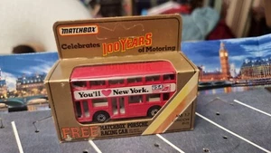 MATCHBOX MB17 BUS LEYLAND TITAN LOVE NEW YORK Unopened box lot b - Picture 1 of 4