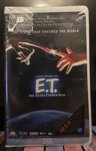 **NEW** ET (VHS, 1996) Vintage *RARE* MCA Clam Shell Case / Vintage Collectible - Imagen 1 de 3
