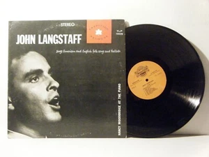 JOHN LANGSTAFF LP Sings American and English Folk Songs and Ballads  vinyl - Picture 1 of 1