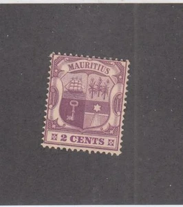 MAURITIUS (MK2092) # 129 F-MNGH 2cts WAPPEN /DULL LILAC & VIOLET CV 34 $ - Bild 1 von 1