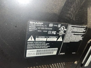 Sharper Image AQUOS LC-80LE632U 80" 1080p HD LED LCD Internet TV - Picture 1 of 2
