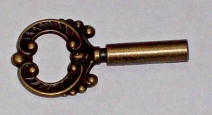 ANTIQUE FINISH DIE CAST METAL KEY FOR TURN KNOB LAMP SWITCH NEW 50004J - Picture 1 of 4