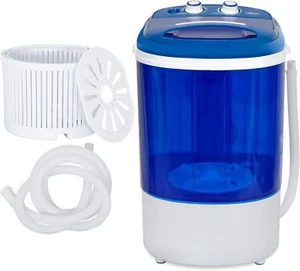 Mini Washer and Spinner Combo Compact Washing Machine with Spin Cycle Basket - Picture 1 of 6