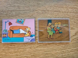 THE SIMPSONS PROMO KARTEN SET B1 & C1 D'OH! ACETAT OVERLAY SKYBOX BONGO 1993 - Bild 1 von 2