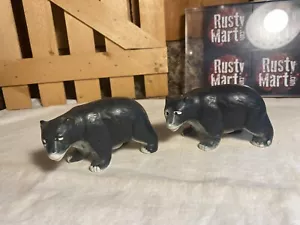 Shaker sale e pepe orso nero vintage ~ Giappone - Foto 1 di 6