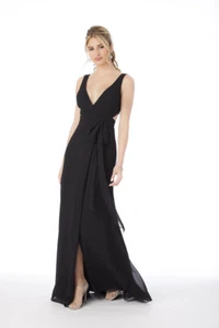 Mori Lee Bridesmaid, Social, Formal, Prom Dresses, size 8, Color Black - Picture 1 of 6