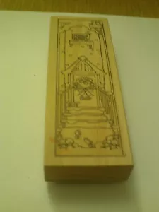 Christmas themed Craft stamps - Art Stamps - Christmas House themed designs - Picture 1 of 5