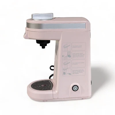 CHULUX QF-CM801 Single Cup Coffee Maker Brewer - Pink - in Box w/ Instructions - Image 1 of 4