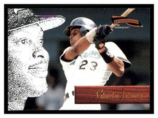 1996 Pinnacle Aficionado #150 CHARLES JOHNSON Florida Marlins ~C6F