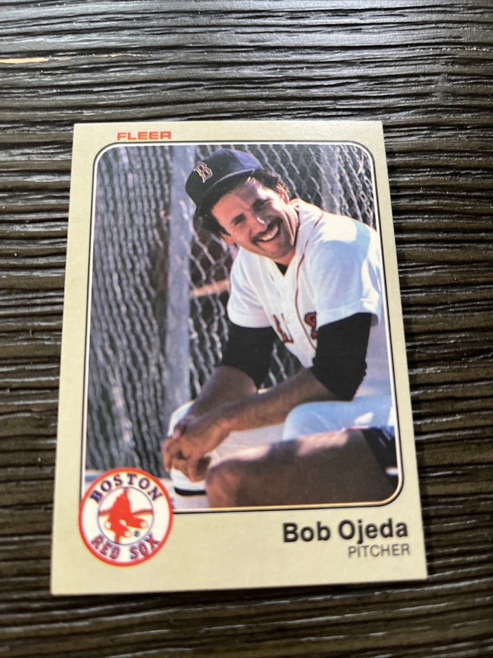 1983 Fleer Bob Ojeda #190 Boston Red Sox - Image 1 of 1