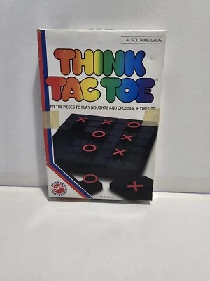 VINTAGE 1984 Think Tac Toe  Game - Image 1 of 4