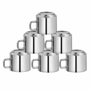 Stainless Steel Coffee Cup -6 Pcs US - Bild 1 von 3