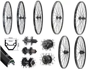 28 / 29 Zoll Disc 6 Loch Vorderrad Hinterrad Nabendynamo Shimano 7,8,9,10 Fach - Bild 1 von 11
