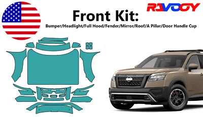 Película de protección de pintura PreCutKit PPF para Nissan Pathfinder Rock Creek 2023-2025  Foto 1 de 4
