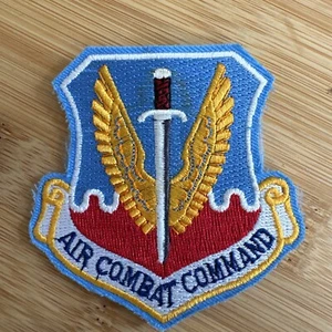 USAF Air Force Air Combat Command ACC Insignia Badge Patch Color - Picture 1 of 2