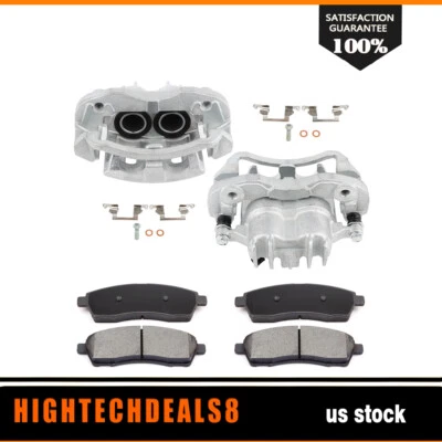 Pinzas de freno traseras y pastillas de cerámica para Ford Excursion F-250 F-350 Super Duty Foto 1 de 4