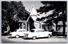 Lexington 1953 Ford Customline~Presbyterian Church~Turret~Stained Glass RPPC 