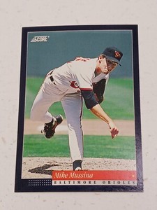 Mike Mussina Baltimore Orioles 1994 Score Card #9