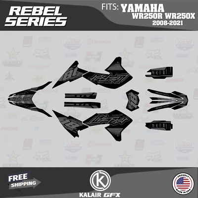 Kit Gráficos para YAMAHA WR250X WR250R (2008-2021) Rebelde - HUMO Foto 1 de 4