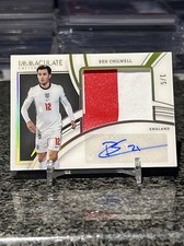 2022-23 Immaculate Collection Ben Chilwell Rare Premium Patch Auto SSP 1/5 = 1/1