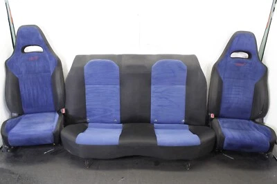 2004 Subaru Impreza WRX STI conjunto de assentos assentos dianteiros e traseiros fabricante de equipamento original 04  - Imagem 1 de 4