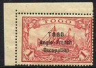 Togo Brit.Bes. Mi.10II*, perfekt, selten, gepr., Fotoattest (12000,-+€)(7626/42)
