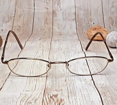 Perry Ellis Brown Metal Eyeglasses FRAMES ONLY - PE-Aspen-1 47-18-135 - Image 1 of 4