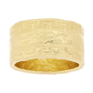 Llavero griego martillado oro amarillo 14k tamaño 7 - 11,3 mm 13,4 gramos - Imagen 1 de 4
