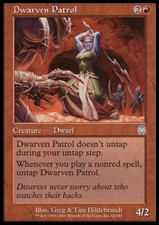 Magic the Gathering MTG Dwarven Patrol (61) Apocalypse   LP