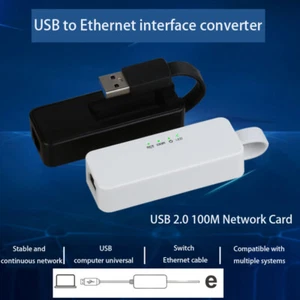 wired network card converter 10/100mbps gaming adaptive USB Network Card rj45 - Picture 1 of 6
