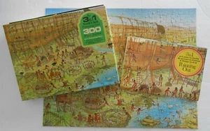 3 in 1 NOAH’S ARK Pointing Out 300-piece Jigsaw Puzzle 1977 by Scripture Union - Picture 1 of 11