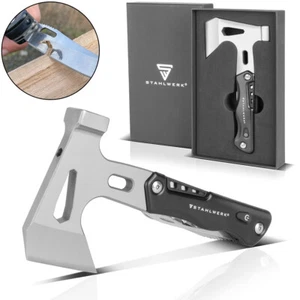STAHLWERK Multitool Multifunktionswerkzeug Hammer Axt Messer Taschenlampe - Bild 1 von 13