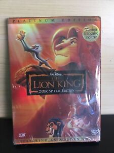 Disney's The Lion King Platinum Edition 2-Disc Special Edition DVD [Sealed]