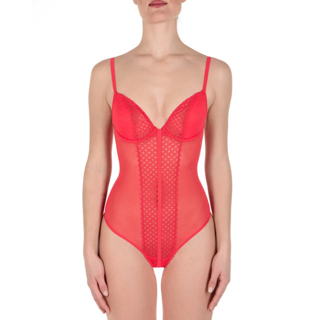 Body La perla Color: Rojo Talla: 36B 906406B - 35 Foto 1 de 1