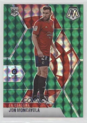 2020-21 Panini Mosaic La Liga Green Mosaic Prizm Jon Moncayola #16 Rookie RC - Image 1 of 2