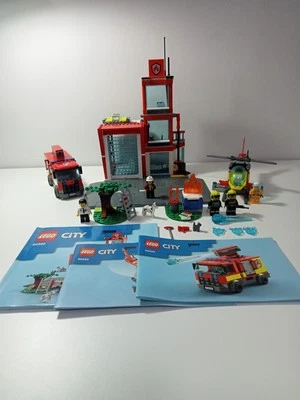 Lego City 60320 Fire Station - 100% Complete With Books - image 1 of 4