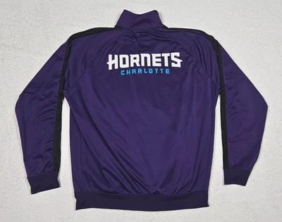 Charlotte Hornets Full-Zip Fleece Lined Jacket - UNK - Purple - Size 2X - Image 1 of 4