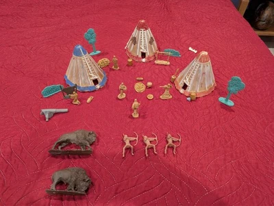 Barzso Great Sioux Buffalo Hunt Diorama - Image 1 of 2