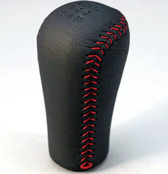 Perilla de cambio de palanca de cambios genuina Mazda SPIRIT R cuero rojo puntada RX-7 FD3S Foto 1 de 1