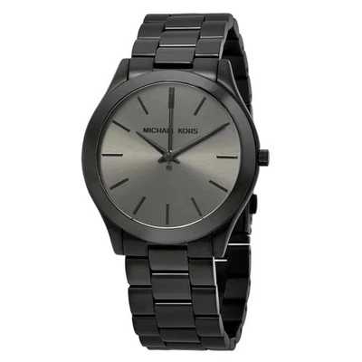 Michael Kors Original MK8507 Men's Oversized Slim Runway Black Watch 44mm - Image 1 of 4