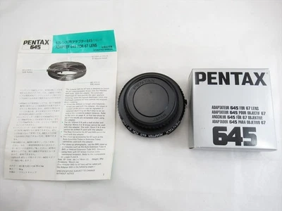 【NEAR MINT】Pentax Adapter 645 for 67 Lens medium format Lens adapter w/ BOX... - Image 1 of 4