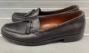 Allen Edmonds Neapel Halbschuhe Herren 11D schwärzer Leder Quaste Slipper - Bild 1 von 12