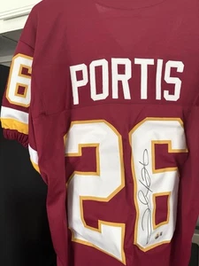 Clinton Portis Signed Washington Redskins, Commanders Custom Jersey Beckett COA - Picture 1 of 4