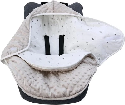 Хлопковое пеленальное одеяло Miracle Baby для автомобильных сидений 6-12 месяцев дышащее - Изображение 1 из 4