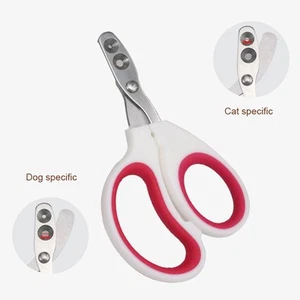 Cat Nail Clippers Safe Professional Pet Paw Trimmer Pet Nail Grooming Trimmer DR - Picture 1 of 18