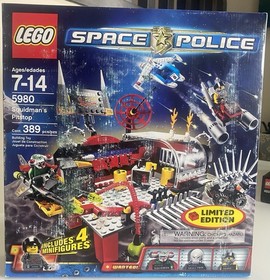 Lego 5980 Squidman&rsquo;s Pitstop Space Police 3 Brand New Sealed Alien Set 2009 Rare