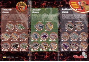 LOTTO 8 PREDATORS DNA FUSION H 6 CM DINOSAURO VEDI LISTA - Imagen 1 de 2